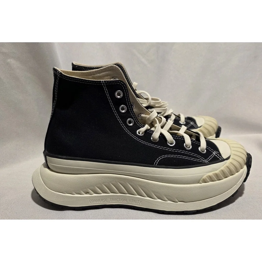 Converse A03277C Chucks 70ATCX  Unisex Black Platform Sneakers. NWB M 9, W 10.5 - Picture 5 of 10